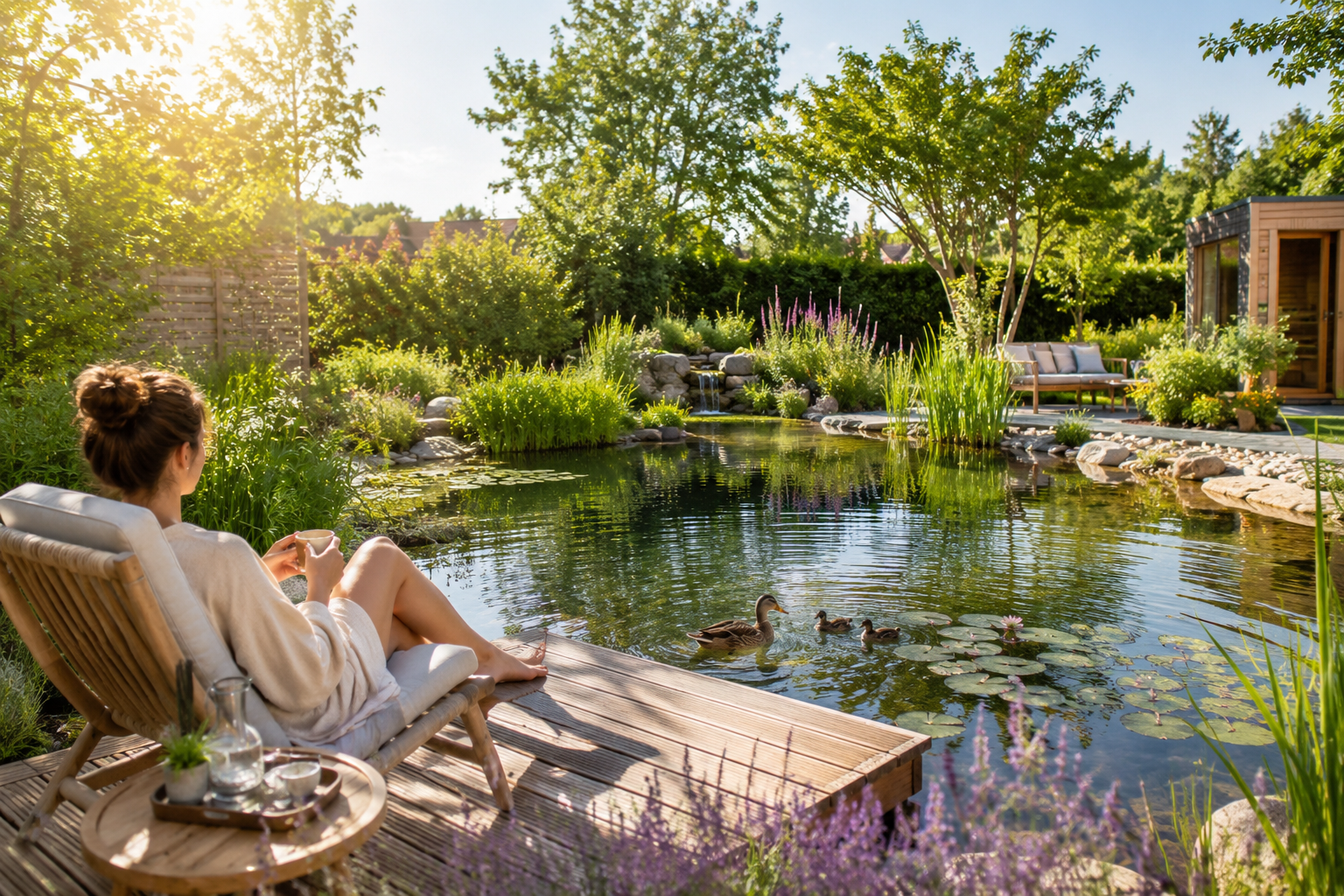 Naturteich im Garten: So entsteht eine ruhige Wohlfühloase zuhause