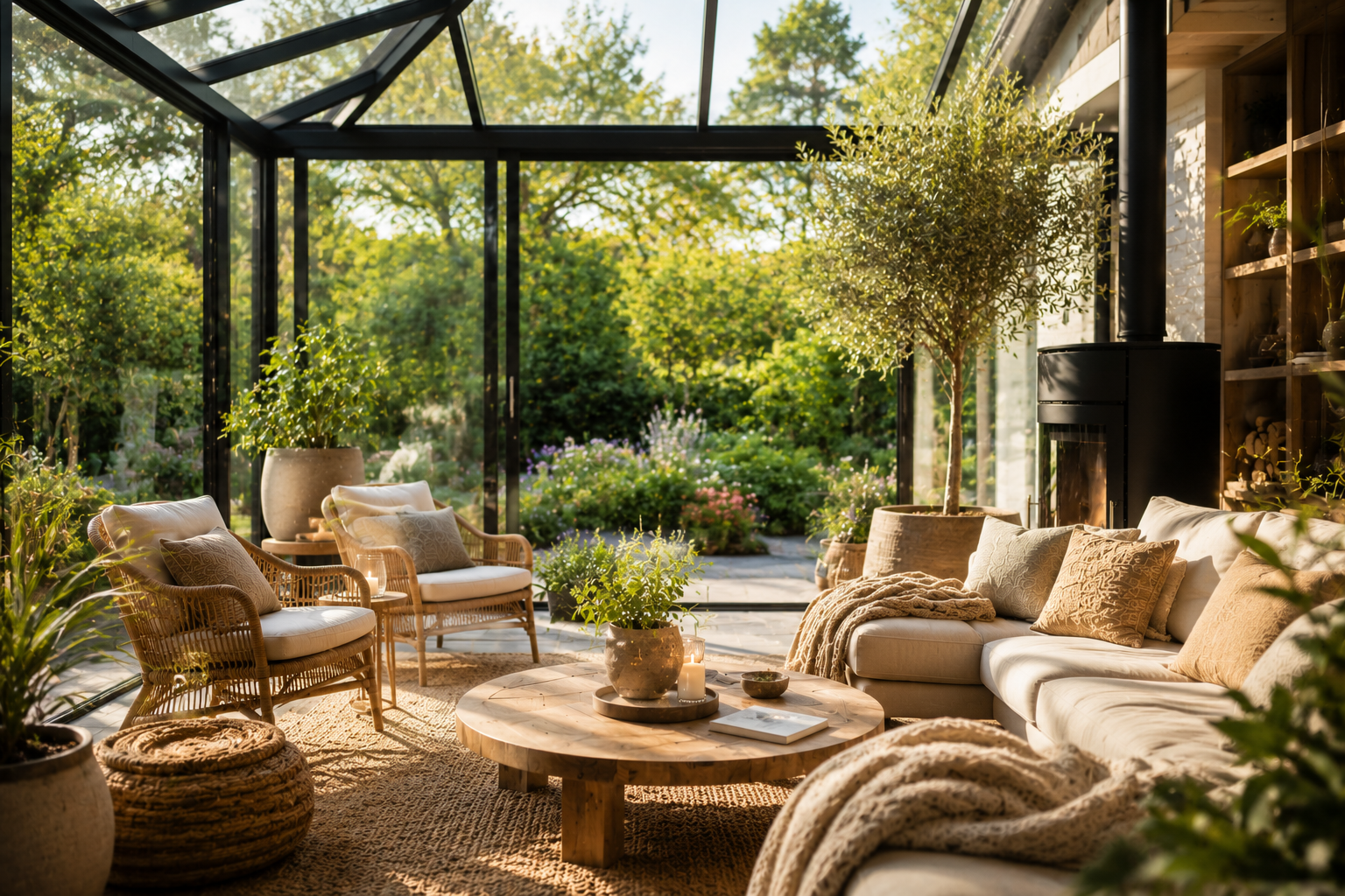 Moderne Wintergarten-Möbel