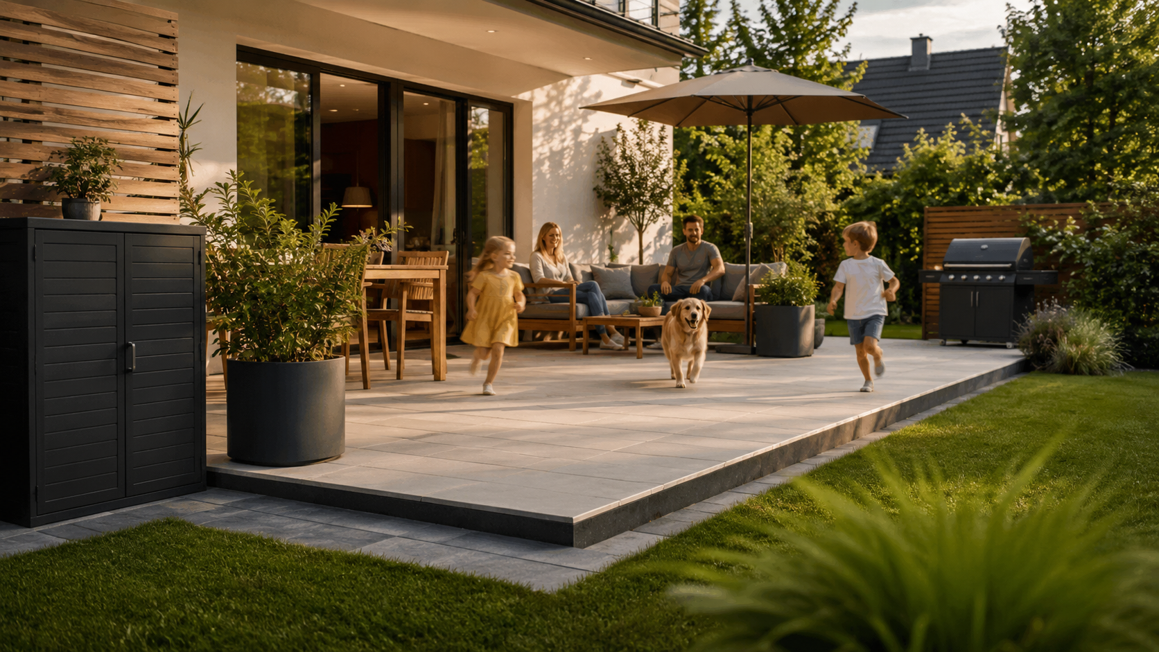 Terrasse sicher gestalten